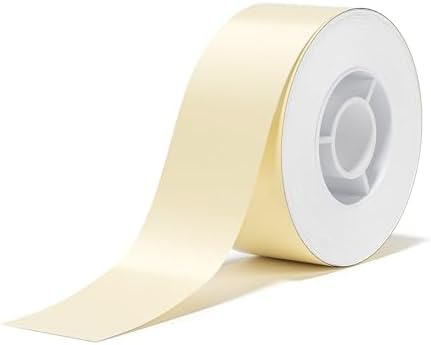 NIIMBOT H1S Etikettendrucker - Selbstklebende, kontinuierliche Thermo-Etiketten 15mm x 7,5m für Schule, Büro und Zuhause