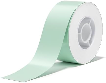 NIIMBOT H1S Etikettendrucker - Selbstklebende, kontinuierliche Thermo-Etiketten 15mm x 7,5m für Schule, Büro und Zuhause