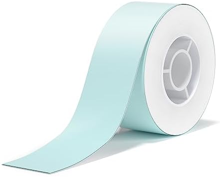 NIIMBOT H1S Etikettendrucker - Selbstklebende, kontinuierliche Thermo-Etiketten 15mm x 7,5m für Schule, Büro und Zuhause