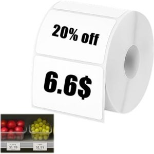 Selbstklebende Thermo Etiketten 50x30mm – 220 Stück für Büro & Lager, kompatibel mit B21/B1/B3S Druckern