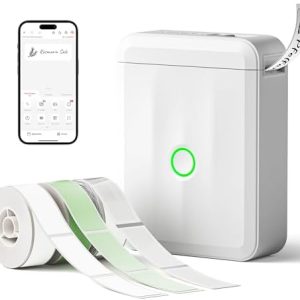 NIIMBOT Etikettendrucker Tragbar, Selbstklebend mit 3 Rollen – Perfekt für Büro und Zuhause!