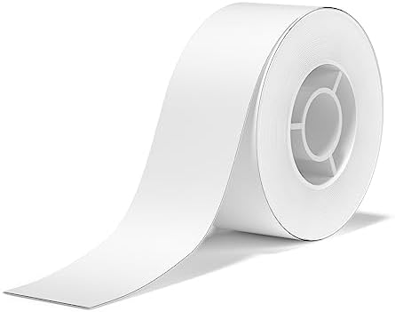 NIIMBOT H1S Etikettendrucker - Selbstklebende, kontinuierliche Thermo-Etiketten 15mm x 7,5m für Schule, Büro und Zuhause