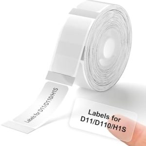 NIIMBOT Thermo-Etikettenpapier 1,4 x 3,0 cm, wasserfest & reißfest, ideal für D11 D110 D101 H1S im Büro & Zuhause, 210 E