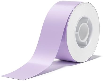 NIIMBOT H1S Etikettendrucker - Selbstklebende, kontinuierliche Thermo-Etiketten 15mm x 7,5m für Schule, Büro und Zuhause