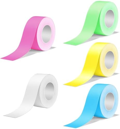 5 Rollen Thermo-Etikettenband für L11/R11/HP1/P12/P15 – Wasserfeste 12x40mm Etiketten für Haus, Büro & Schule – 160 Etik