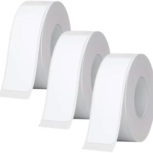 Thermodruck Etikettenpapier für P15 D30 Mini Label Printer - Wasserfeste, reißfeste 14x40mm/12x40mm selbstklebende Etike