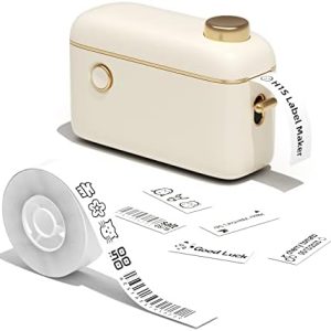 NIIMBOT H1S Bluetooth Etikettendrucker – Kompakter, selbstklebender Beschriftungsgerät für Zuhause & Büro, kompatibel mi