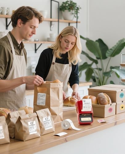 NIIMBOT B21Pro Etikettendrucker – 300 DPI Hochauflösende Etiketten fürs Büro, Zuhause & DIY-Projekte