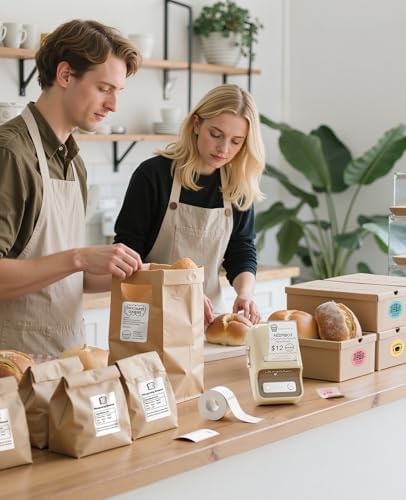 NIIMBOT B21Pro Etikettendrucker – 300 DPI Hochauflösende Etiketten fürs Büro, Zuhause & DIY-Projekte