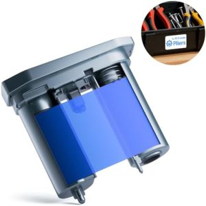 NIIMBOT Thermofarbband für M2 Etikettendrucker – Wasserfeste, langlebige Druckfolie in Blau für professionelle Etikettie