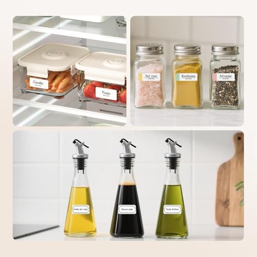 NIIMBOT D110 Bluetooth Namensaufkleber Etikettendrucker - 155 wasserdichte Etiketten für Zuhause, Büro, Schule und Kinde