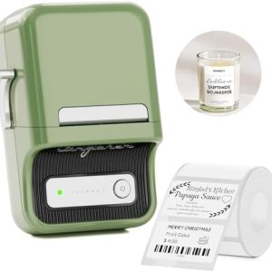 NIIMBOT B21 Bluetooth Etikettendrucker – Tragbares Beschriftungsgerät für Zuhause & Büro, Kompatibel mit iOS/Android (Gr