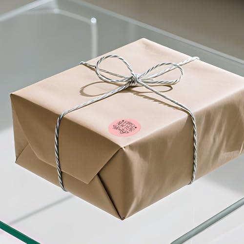 500 Stück Blau 38 mm Runde Thermo-Etiketten Rolle - Selbstklebend, wasserdicht für Büro und Versand