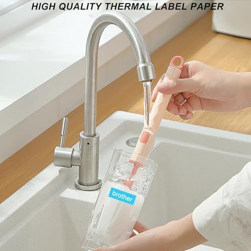 5 Rollen Thermo-Etikettenband für L11/R11/HP1/P12/P15 – Wasserfeste 12x40mm Etiketten für Haus, Büro & Schule – 160 Etik