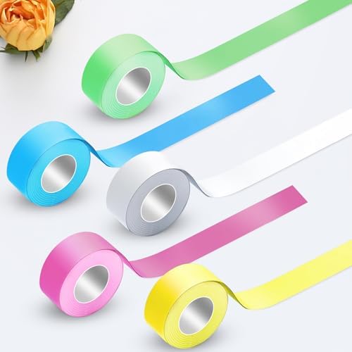 5 Rollen Thermo-Etikettenband für L11/R11/HP1/P12/P15 – Wasserfeste 12x40mm Etiketten für Haus, Büro & Schule – 160 Etik