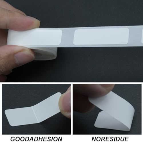 5 Rollen Thermo-Etikettenband für L11/R11/HP1/P12/P15 – Wasserfeste 12x40mm Etiketten für Haus, Büro & Schule – 160 Etik