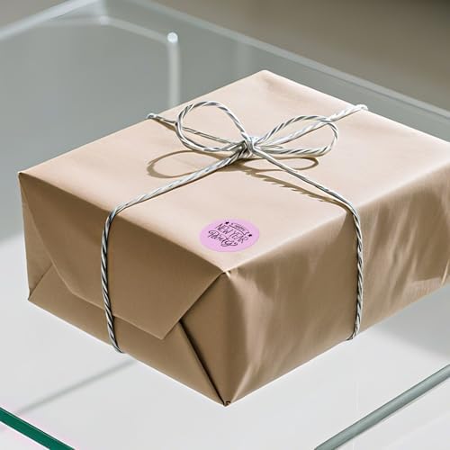 500 Stück Blau 38 mm Runde Thermo-Etiketten Rolle - Selbstklebend, wasserdicht für Büro und Versand