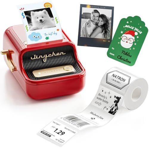 NIIMBOT B21Pro Etikettendrucker – 300 DPI Hochauflösende Etiketten fürs Büro, Zuhause & DIY-Projekte