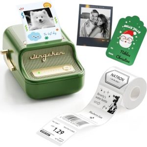 NIIMBOT B21Pro Etikettendrucker 300 DPI – Ideal für Fotos, Notizen und DIY-Projekte zu Hause oder im Büro, Grün