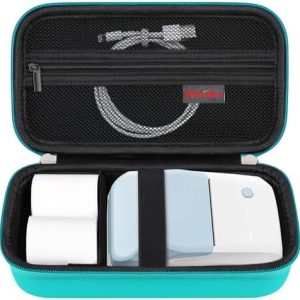 Elonbo Reisetasche für NIIMBOT B1/B21 Etikettendrucker – Tragbar, leicht und praktisch für unterwegs, mit Platz für Etik