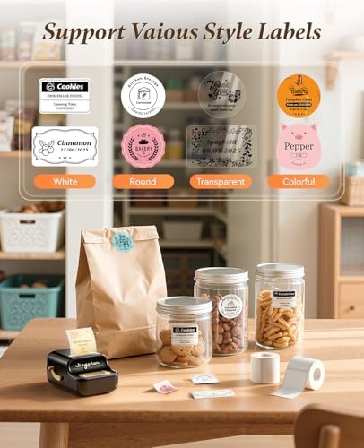 NIIMBOT B21Pro Etikettendrucker – 300 DPI Hochauflösende Etiketten fürs Büro, Zuhause & DIY-Projekte