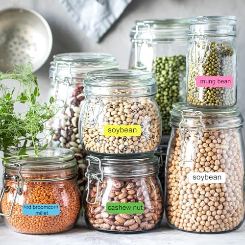 5 Rollen Thermo-Etikettenband für L11/R11/HP1/P12/P15 – Wasserfeste 12x40mm Etiketten für Haus, Büro & Schule – 160 Etik