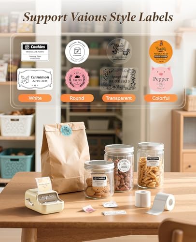 NIIMBOT B21Pro Etikettendrucker – 300 DPI Hochauflösende Etiketten fürs Büro, Zuhause & DIY-Projekte